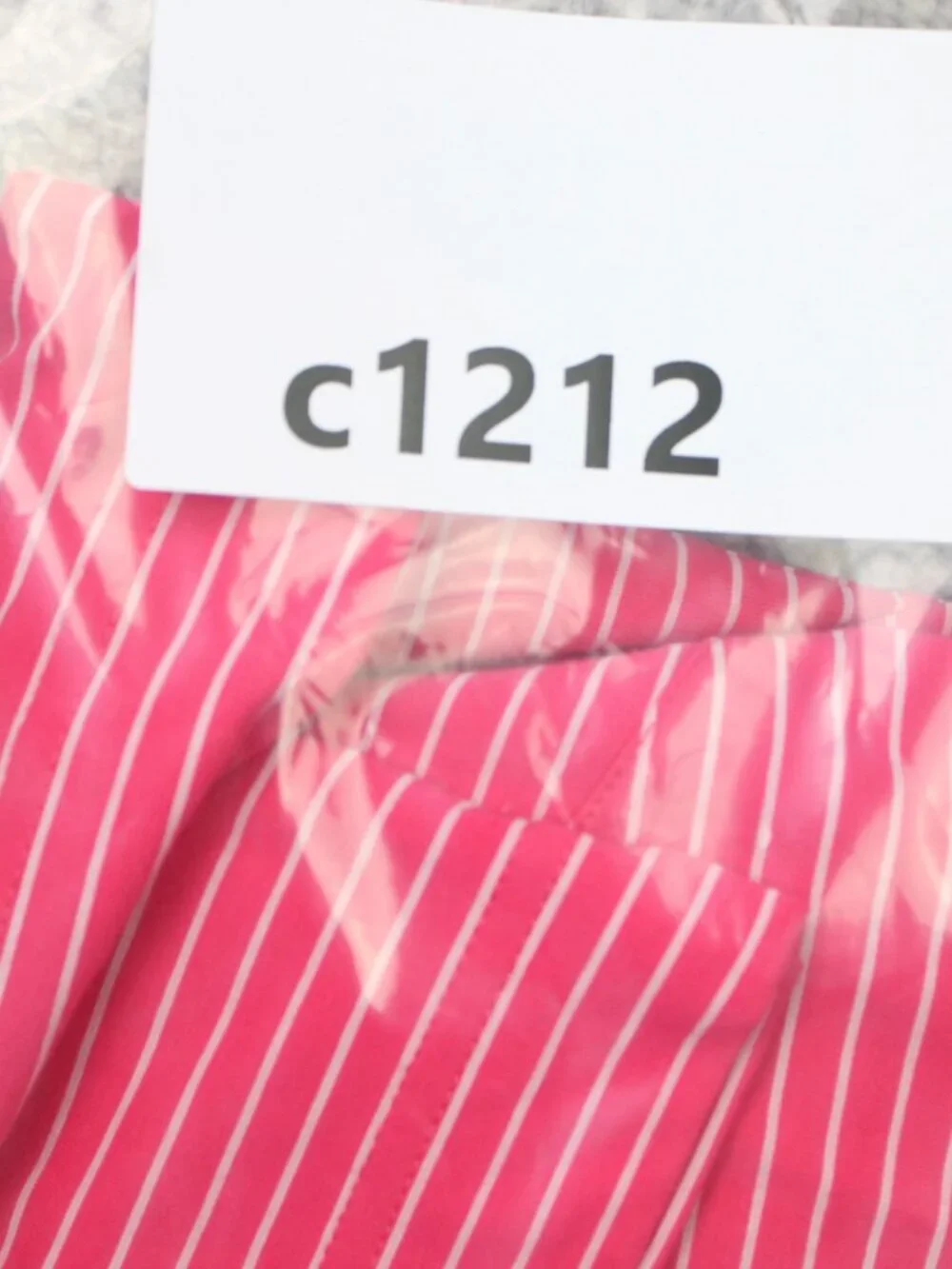 Nike Polo Shirt NWT Womens Medium Pink/White Striped Dri-Fit Golf Short Sleeve